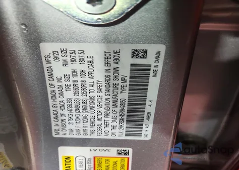 2024 Honda Cr-V Ex z USA, uszkodzony, nr VIN 2HKRS4H45RH428050